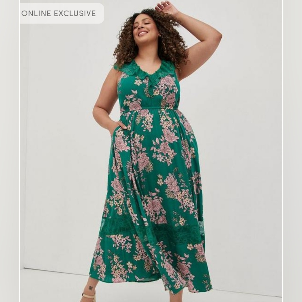 Maxi Gauze Smocked Waist Dress